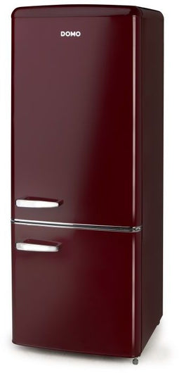DOMO DO91707R - Retro Koelkast - 191 l - Wijnrood