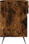 vidaXL - Schoenenbank - 102x35x55 - cm - bewerkt - hout - gerookt - eikenkleurig