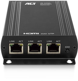 ACT AC7871 - HDMI Koppelbare Ontvanger - 4K @ 30Hz tot 100m - Zwart