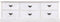vidaXL - Tv-meubel - 108x30x40 - cm - massief - paulowniahout - antiekwit