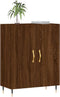 vidaXL - Dressoir - 69,5x34x90 - cm - bewerkt - hout - bruin - eikenkleur