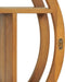 vidaXL - Wandschap - yin - yang - 60x15x60 - cm - massief - teakhout