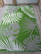 Esschert Design Jungle Leaves Tuintapijt- 240x150cm - Groen Wit