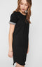 JDY JDYIVY S/S DRESS JRS NOOS - Jurk - O-hals Korte mouwen - Zwart