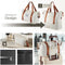 tectake® Kofferset - 13-delige Bagageset - 3 Stapelbare Koffers - TSA Cijferslot - Creme