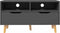 vidaXL - Tv-meubel - 90x40x48,5 - cm - bewerkt - hout - grijs