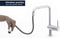 GROHE Minta - Keukenkraan - draaibare U-uitloop - uittrekbare handdouche - chroom - 32067000