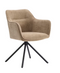 Criks Design Preston - Draaibare Eetkamerstoelen - 180° draaifunctie - Taupe (2 stuks)