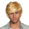 Boland Pruik Tyler zwart/wit Grijs - Steil - Kort - Mannen - - 60's & 70's - Hippie & Flower Power