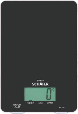 Schafer SchÄFer Digitale Keukenweegschaal Zwart