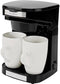 Nedis KACM140EBK - Compact koffiezetapparaat - 1-2 kopjes - Zwart (2 stuks)