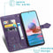 iMoshion Hoesje Geschikt voor Xiaomi Redmi Note 10 (4G) Hoesje Met Pasjeshouder - iMoshion Mandala Bookcase - Paars
