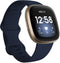 Fitbit Versa 3 - Smartwatch - Ingebouwde GPS en Hartslagmeting - Goud (Blauw)