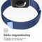 imoshion Milanees magnetisch bandje - Geschikt voor Apple Watch 1, 2, 3, 4, 5, 6, 7, 8, 9, 10 (42 mm), SE - 38/40/41 mm - Blauw - S
