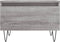 vidaXL - Salontafel - 50x46x35 - cm - bewerkt - hout - grijs - sonoma - eikenkleurig