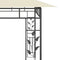 vidaXL - Prieel - met - klamboe - 6x3x2,73 - m - crème