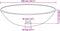 vidaXL - Wasbak - gehard - glas - 42 - cm - goud