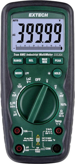 Extech Extech EX530A Multimeter Digitaal CAT IV 600 V Weergave (counts): 50000