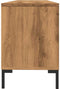 vidaXL - Tv-meubel - 150x30x44,5 - cm - bewerkt - hout - artisanaal - eikenkleur