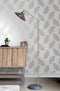 DUTCH WALLCOVERINGS Behang Fawning Feather lichtgrijs