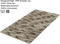 Dutch House Bidetmat Caorle - Bidetmat 60x60cm - Brown mixed - Antislip - Badmatten - Anti Slip Douchemat - Badkamer Mat - Snel Absorberend - Snel Drogende Badmat - Bidetmat - WC mat - Toiletmat voor hangend toilet