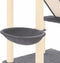 vidaXL - Kattenmeubel - vloer - tot - plafond - 277-303 - cm - donkergrijs