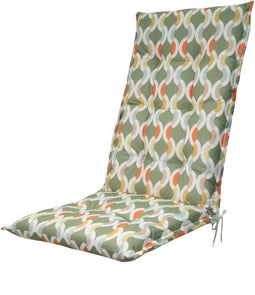 Madison Tuinstoelkussen 123x50cm - Outdoor+ Trivia green
