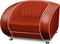 Bel Air Retro Fauteuil SF-01 Ruby