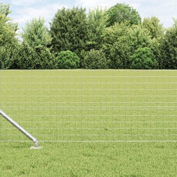 vidaXL - hekposts - met - punt - 13 - stuks - Ø32 - mm - 100 - cm - gegalvaniseerd - staal