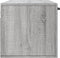 vidaXL - Wandkast - 100x36,5x35 - cm - bewerkt - hout - grijs - sonoma - eikenkleurig