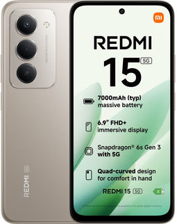 Xiaomi Redmi 15 - Smartphone - 4GB RAM - 128GB - Grijs (2023)