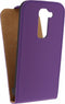 LG G2 Mini Hoesje - Mobilize - Ultra Slim Serie - Kunstlederen Flipcase - Paars - Hoesje Geschikt Voor LG G2 Mini
