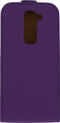 LG G2 Mini Hoesje - Mobilize - Ultra Slim Serie - Kunstlederen Flipcase - Paars - Hoesje Geschikt Voor LG G2 Mini