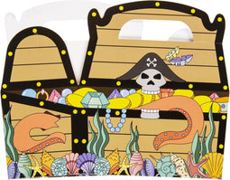 Lg-imports Traktatie doosje Piraat 12 Cm 12 Stuks