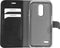 LG K10 (2018) Hoesje - Premium Wallet/Boekhoesje - Eco Leer - Magneet Sluiting - Opberg vakken - Zwart - Mobiparts