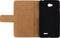 LG L70 Hoesje - Mobilize - Slim Wallet Serie - Kunstlederen Bookcase - Zwart - Hoesje Geschikt Voor LG L70