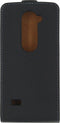 LG Leon Hoesje - Mobilize - Classic Serie - Kunstlederen Flipcase - Zwart - Hoesje Geschikt Voor LG Leon