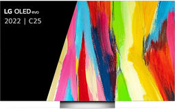 LG OLED C2 65 inch (zilveren voet) Zwart