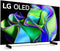 LG OLED evo C3 42 inch (C37, buitenlands model) Zwart