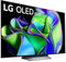 LG OLED evo C3 77 inch (C31, buitenlands model) Zwart