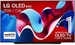 LG OLED evo C4 83 inch (buitenlands model, 1LA) Bruin
