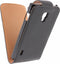 LG Optimus L7 II Hoesje - Xccess - Serie - Kunstlederen Flipcase - Zwart - Hoesje Geschikt Voor LG Optimus L7 II