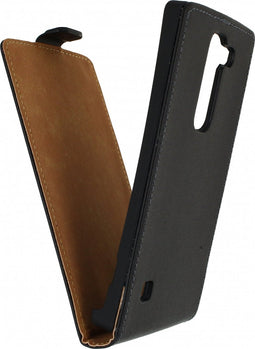 LG Spirit Hoesje - Mobilize - Classic Serie - Kunstlederen Flipcase - Zwart - Hoesje Geschikt Voor LG Spirit