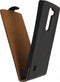 LG Spirit Hoesje - Mobilize - Classic Serie - Kunstlederen Flipcase - Zwart - Hoesje Geschikt Voor LG Spirit