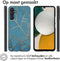 iMoshion Hoesje Siliconen Geschikt voor Samsung Galaxy A34 (5G) - iMoshion Design hoesje - Blauw / Blue Graphic