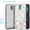 iMoshion Hoesje Geschikt voor Nokia 2.3 Hoesje Siliconen - iMoshion Design hoesje - Wit / Meerkleurig / Goud / White Graphic