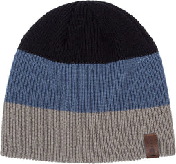 Starling Wolf - Muts Jongens - Dubbellaags geribbeld - Blauw/Zwart/Grijs
