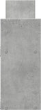 vidaXL - Wandkast - 100x18x40 - cm - bewerkt - hout - betongrijs
