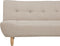 ALSTEN - Hoekslaapbank - Beige - Linkerzijde - 257 cm - Polyester
