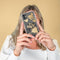 iMoshion Hoesje Geschikt voor Samsung Galaxy A42 Hoesje Siliconen - iMoshion Design hoesje - Transparant / Meerkleurig / Goud / Let's Go Travel